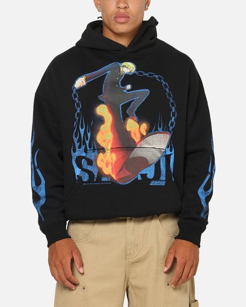 73Studio X One Piece Sanji Premium Hoodie Black