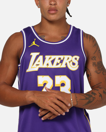 Nike LeBron James Los Angeles Lakers 2025/26 Statement Edition Dri-FIT NBA Swingman Jersey Field Purple