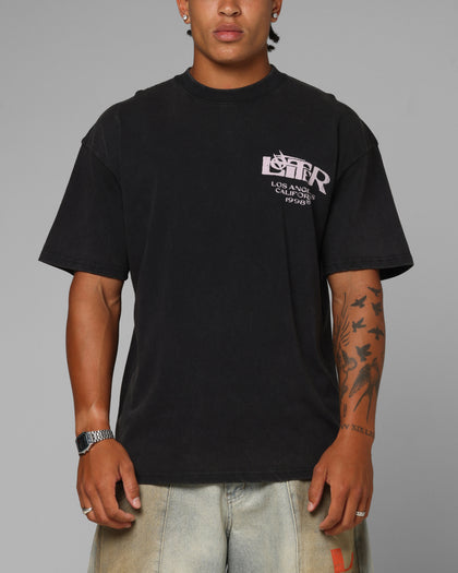 Loiter Dustborn T-Shirt Black Acidwash
