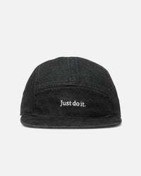 Nike Fly Unstructured Denim Strapback Cap Black/Black/White