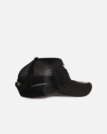 New Era Canberra Raiders 'NRL Mesh Crown' 9FORTY A-Frame Trucker Snapback Black