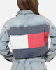 Tommy Jeans Women's Cropped Denim Trucker Jacket Mid Denim