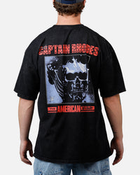 73Studio X WWE Wrestlemania 42 Cody Rhodes T-Shirt Black Acidwash