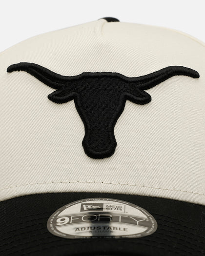 New Era Texas Longhorns 'Easy Chrome Black' 9FORTY A-Frame Snapback Chrome/Black