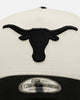 New Era Texas Longhorns 'Easy Chrome Black' 9FORTY A-Frame Snapback Chrome/Black