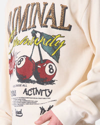 MNML Criminal Long Sleeve Thermal Shirt White