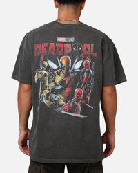 73Studio Marvel Deadpool Poster Heavyweight T-Shirt Black Wash