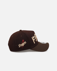 New Era Los Angeles Dodgers 'Japan Pack' Kanji 9FORTY A-Frame Snapback Brown