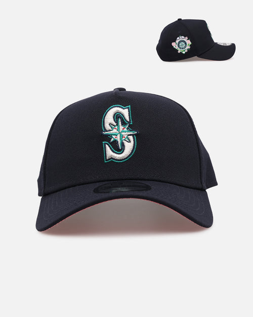 New Era Seattle Mariners 'Floral Side Patch' 9FORTY A-Frame Snapback Official Team Color