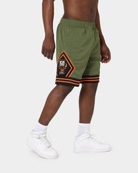 Mitchell & Ness Chicago Bulls Flight Swingman Shorts Olive