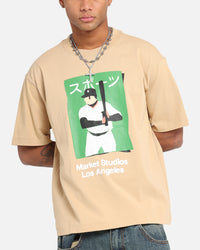 Market Illustrated Baseball T-Shirt Oatmilk