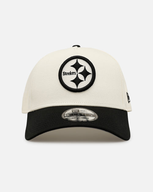 New Era Pittsburgh Steelers 'Easy Chrome Black' 9FORTY A-Frame Snapback Chrome/Black