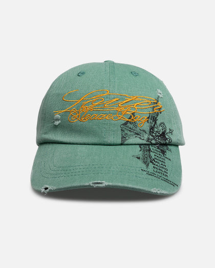 Loiter Eastern Bloc Strapback Cap Washed Green