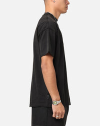 Saint Morta Fray Boxy T-Shirt Vintage Black