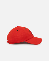 47 Brand Miami Heat Wooly Clean Up Strapback Red