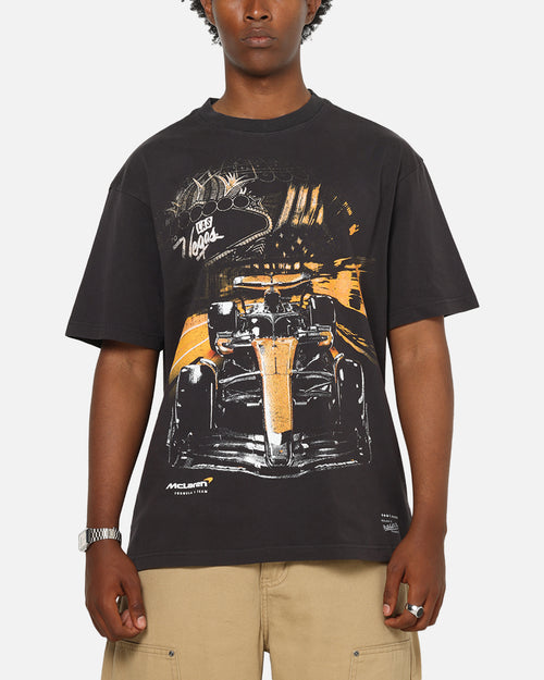 Mitchell & Ness X Mclaren Vegas 2025 T-Shirt Washed Black