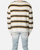 MNML Striped Mohair Sweater White