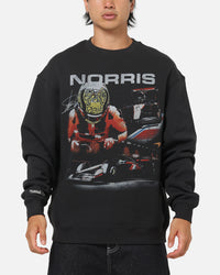Mitchell & Ness X Mclaren Lando Norris Signature Crewneck Washed Black