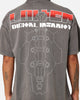 Loiter Digital Insanity Vintage T-Shirt Charcoal