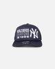 New Era New York Yankees 'Puff Print' Pre-Curved Golfer Trucker Snapback Navy