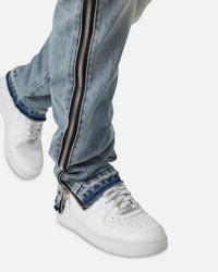 MNML D558 Straight Stripe Denim Jeans Blue