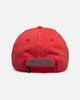 Von Dutch Distressed Dad Strapback Cap Washed Red