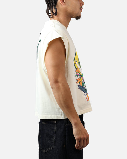 Pro Standard Oakland Athletics Paradise Muscle T-Shirt Eggshell