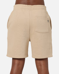 Carre Premium Essentials Sweat Shorts Light Brown