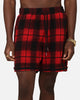 XXIII Plaid Ball Shorts Red