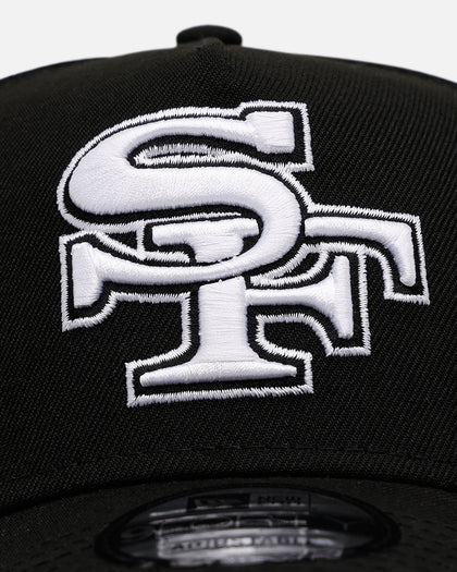 New Era San Francisco 49ers 'Black And White' 9FORTY A-Frame Snapback Black/White