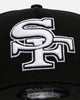 New Era San Francisco 49ers 'Black And White' 9FORTY A-Frame Snapback Black/White