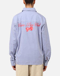Carre Dice Club Long Sleeve Button Up Shirt Pinstripe