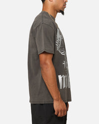 Saint Morta Ride Or Die Boxy T-Shirt Black Wash
