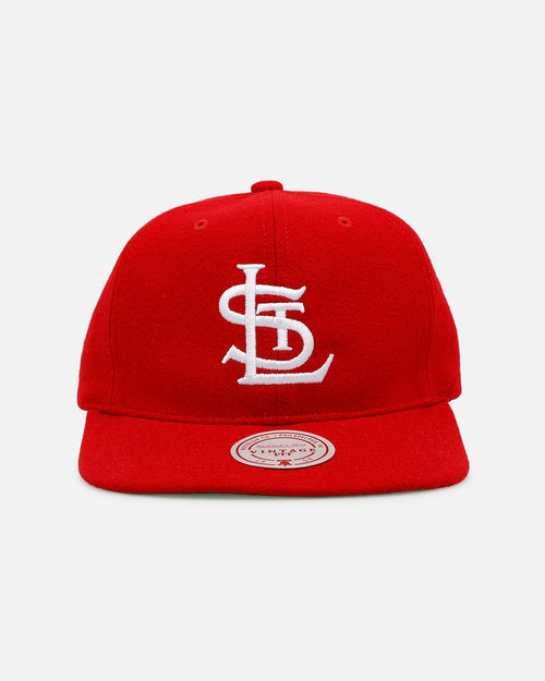 Mitchell & Ness St. Louis Cardinals 'Vintage Baseball' Vintage Fit Strapback Red