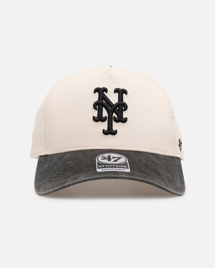 47 Brand New York Mets 'Washed Black Visor' 47 Offside Snapback Natural