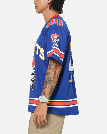Bleacher Athletic Newcastle Knights NRL Vegas Round 2026 Jersey Blue