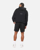 Saint Morta Distressed Hoodie Black Wash