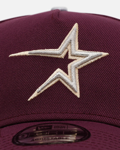 New Era Houston Astros 'Plum' 9FORTY A-Frame Snapback Plum