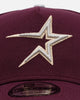 New Era Houston Astros 'Plum' 9FORTY A-Frame Snapback Plum