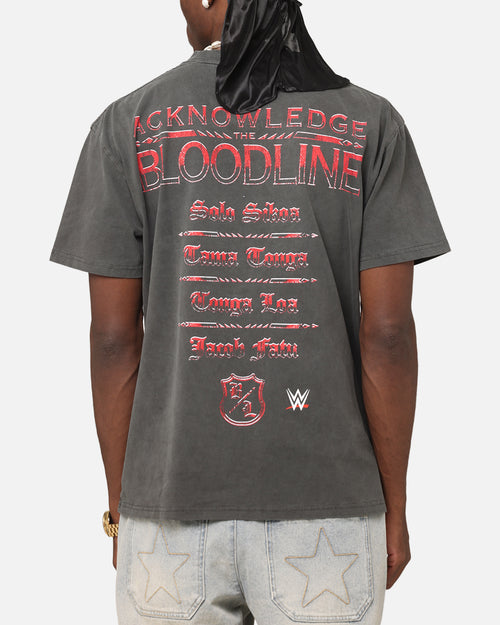 Culture Kings X WWE The Bloodline Heavyweight T-Shirt Black Wash