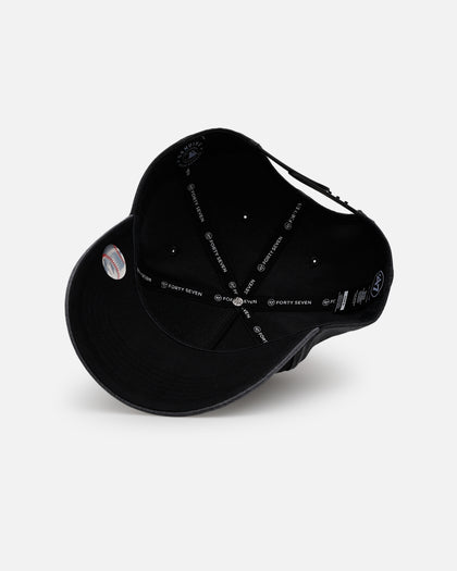 47 Brand Chicago White Sox 'Washed Black' Offside DT Snapback Washed Black