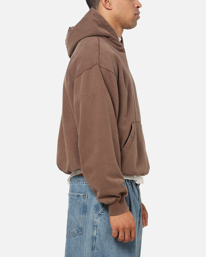 American Thrift Pullover Hoodie Washed Brown