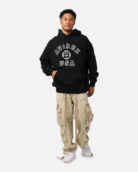 Avirex Stadium Hoodie Black