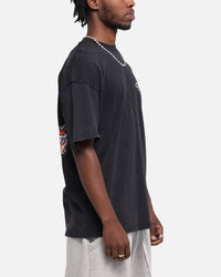 Ed Hardy Catcher T-Shirt Black Acidwash