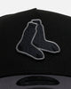 New Era Boston Red Sox 'Stealth' 9FORTY A-Frame Snapback Black/Charcoal
