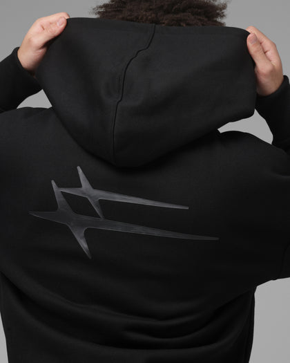 Loiter Ultra Hybrid Zip Hoodie Black Stealth