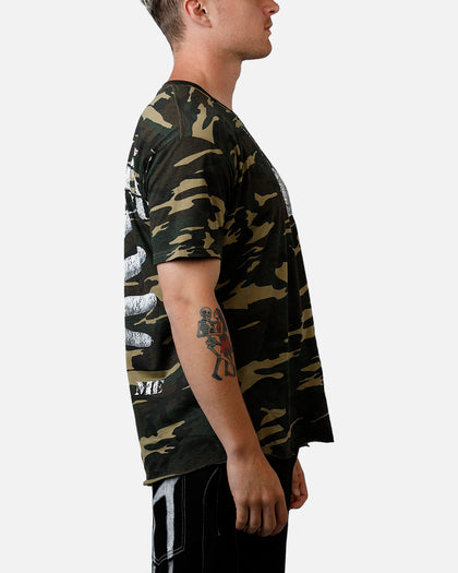 Culture Kings X WWE John Cena Ruthless Aggression Vintage T-Shirt Woodland Camo