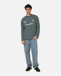 Carre Collective Stripe Long Sleeve T-Shirt Navy Stripe