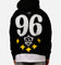 Mitchell & Ness X Los Angeles Galaxy X Culture Kings Spraypaint Hoodie Black