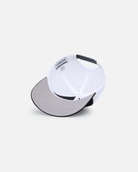 American Needle Twill Valin Patch Trucker Snapback White/Black